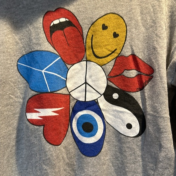 Lauren Moshi Harmony Daisy Oversized Hoodie Sweatshirt S - Picture 5 of 11